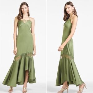New With Tags sage green SACHIN & BABI maxi dress SZ 10